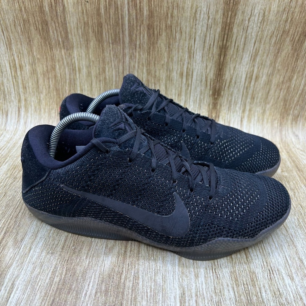Nike Kobe 11 Elite Low Men's Size 10 Black Space Shoes Sneakers 822675-001